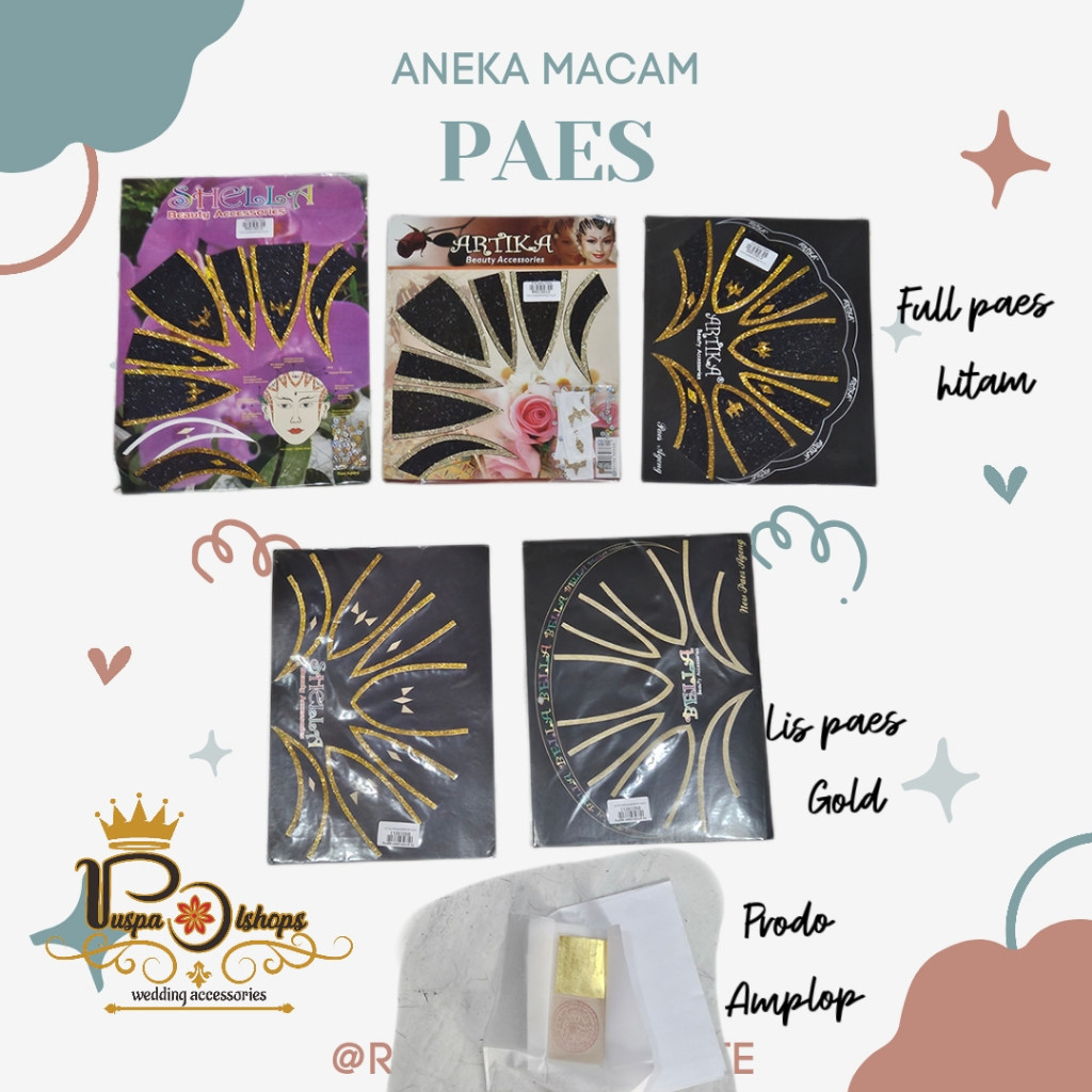 aneka  prada paes ageng prodo full paes hitam lis prodo gold dan prodo amplop