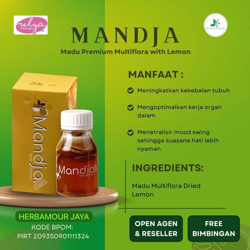 

MADU MANDJA HERBALOV / MADU MULTIFLORA PREMIUM / MADU DRIED LEMON / MADU DIET PREMIUM