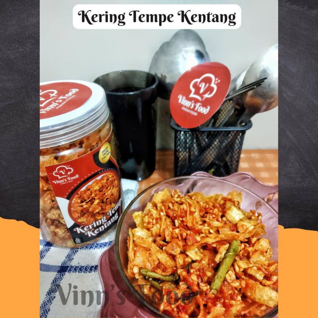 

[800ml] Kering Tempe Kentang / Sambal Goreng Kering Tempe Kentang Homemade Fresh Vinns Food