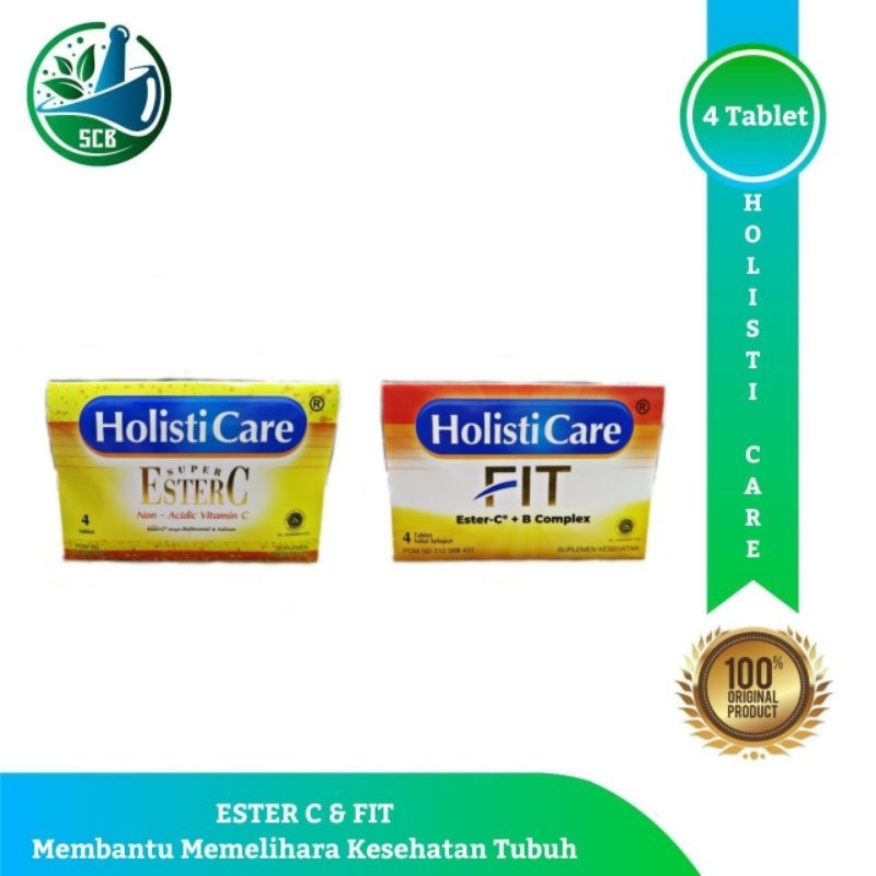 HolistiCare Super Ester C / Holisticare Fit Isi 4 Tablet  - Vitamin C Isi 4 tablet