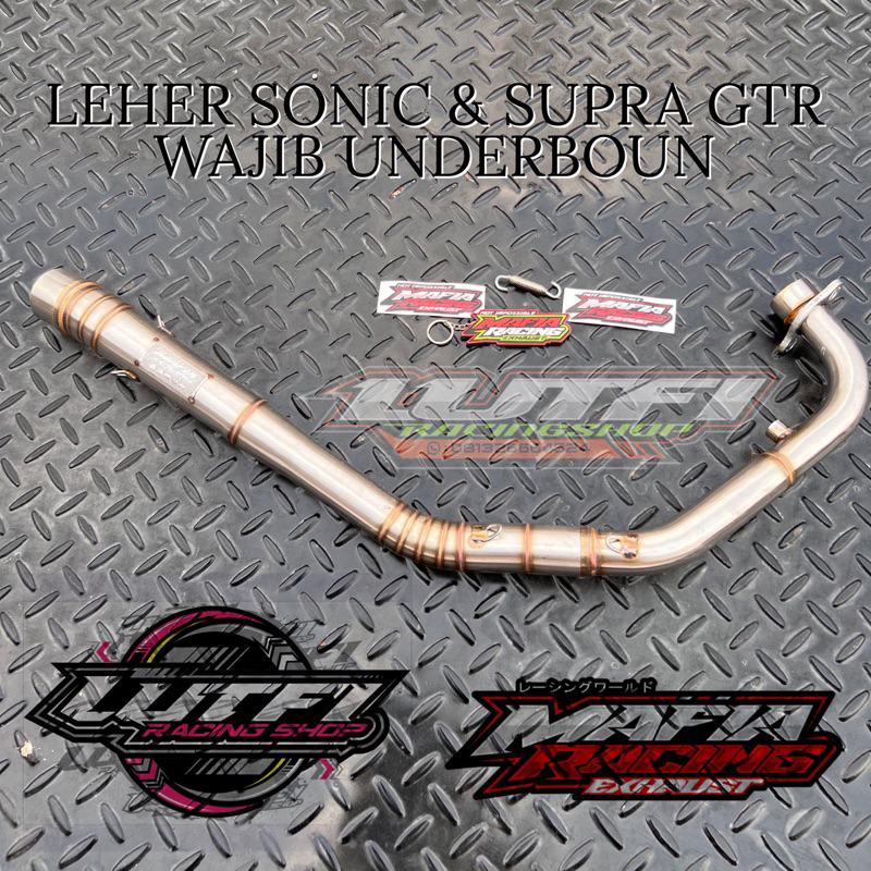 Header Leheran Knalpot Honda Sonic 150 Underbone Supra GTR Full Stainles (MAFIA)