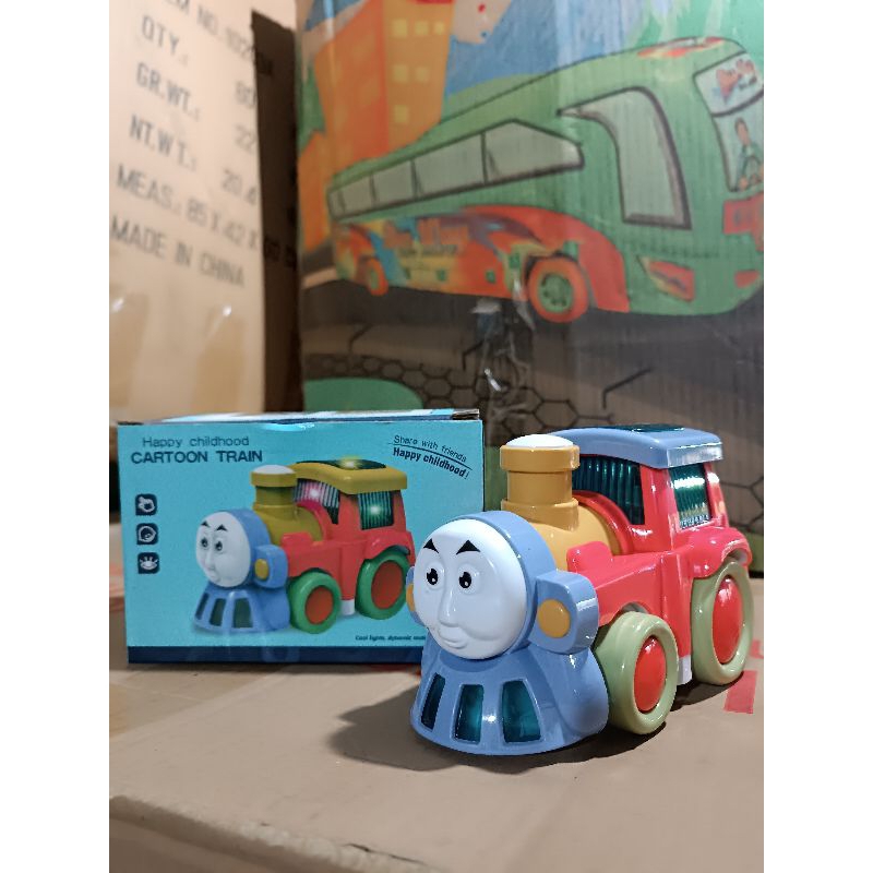 MAINAN LOCOMOTIF KERETA THOMAS BATERAI