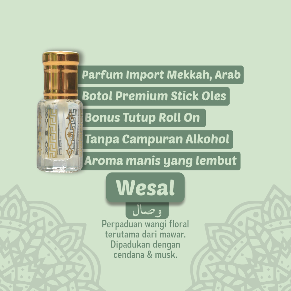 Parfum Sholat Wesal / Ajmal Wisal by Surrati - Parfum Arab Non Alkohol