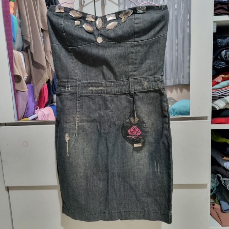 Dress Kemben Jeans