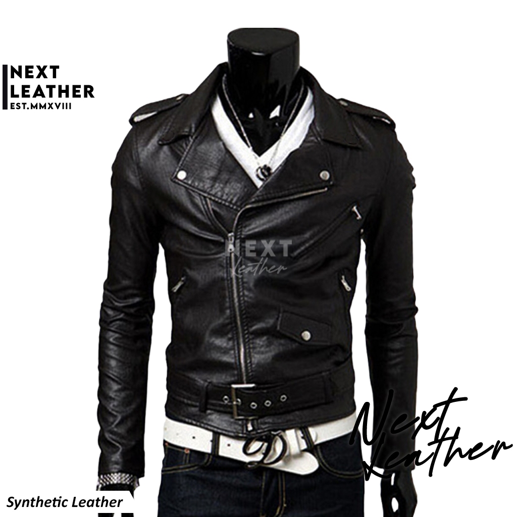 NXLTR - Jaket Kulit Ramones / Jaket Pria Ramones Original
