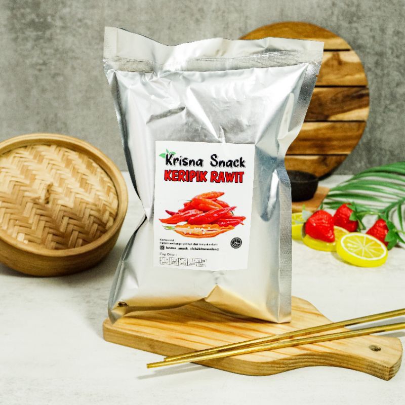 

Keripik Cabai Rawit Pedas Gurih Foil
