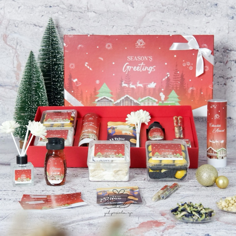 

C Hampers Natal Tahun baru / Parcel Natal | PR Package Corporate Hampers Custom