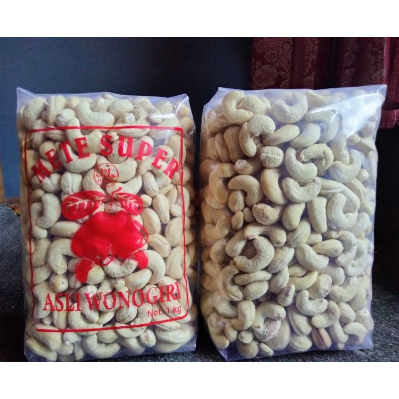 

kacang mete mede mentah fress 1kg asli wonogiri kwalitas Standar Premium