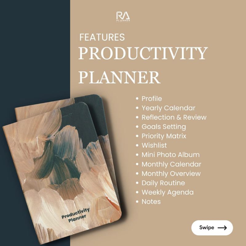 

Productivity Planner by RA Planner | Ready Stock! | FREE 4 GIFT!