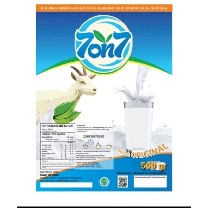 

SUSU KAMBING ETAWA 7ON7