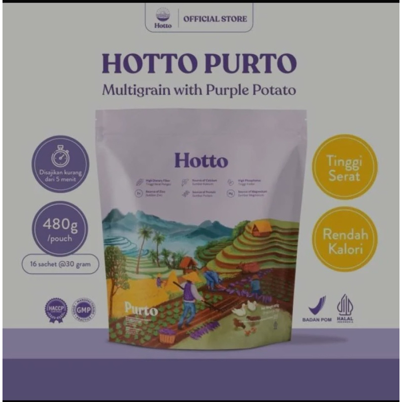 

HOTTO PURTO MULTIGRAIN 16bgkus 1 pouch