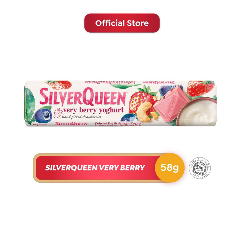 

COKELAT SILVERQUEEN VERY BERRY YOGHURT