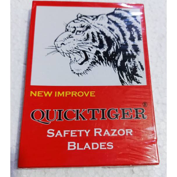 

[♧A74➤] Silet tiger quick isi 100 pcs silet cukur Flas Sale