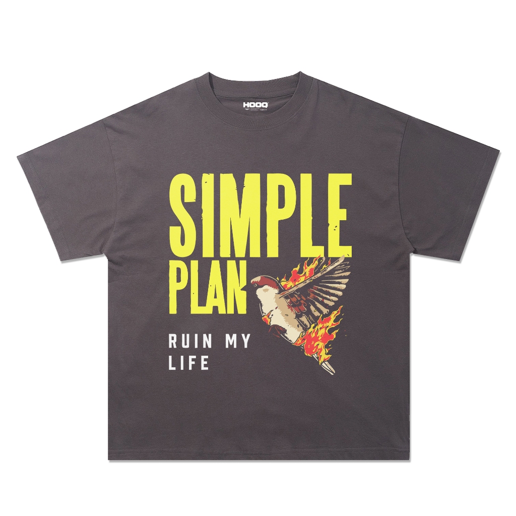 Kaos Band Simple Plan Oversize  Ruin In My Life Simple Plan T-shirt