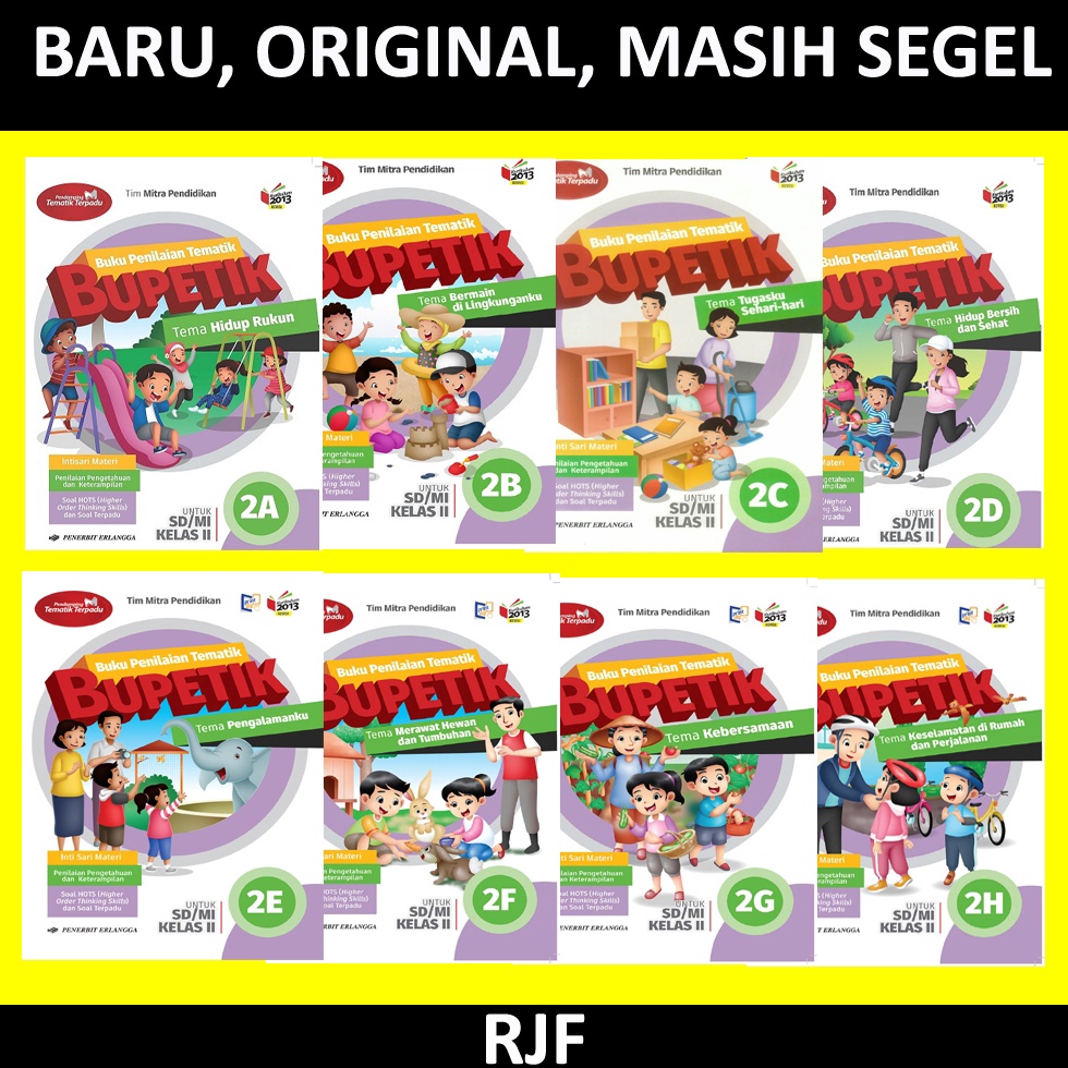 

el terbaru BUPETIK SD Kls.2 JL. A - H. /K13N WKZ
