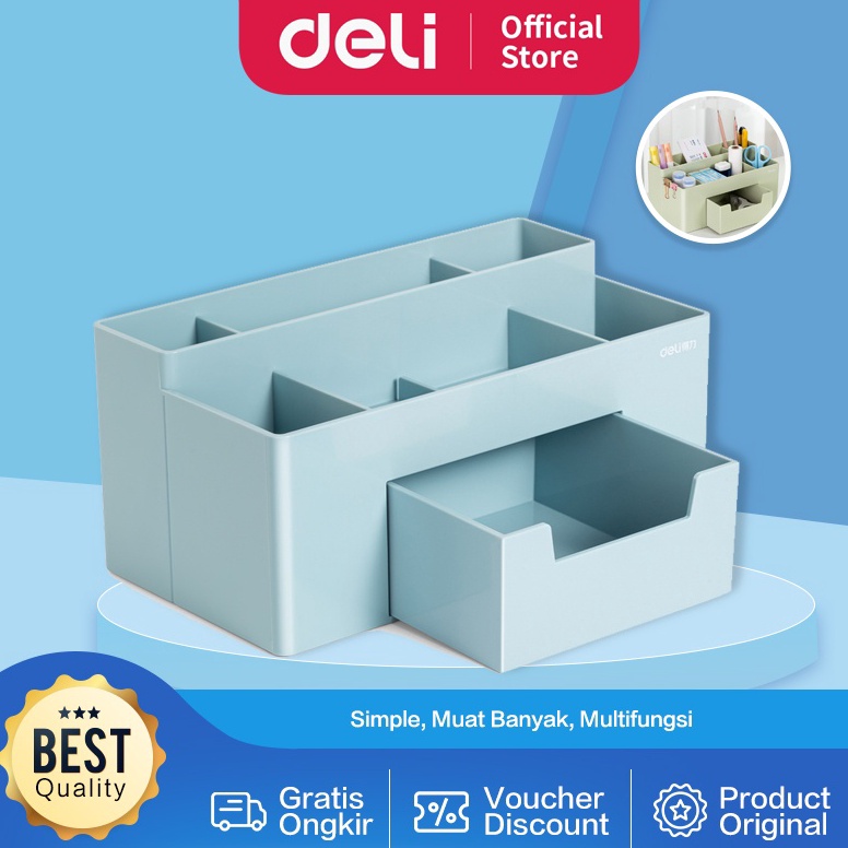 

Miliki Segera Deli Desk Organizer / Rak Pulpen Kosmetik Serbaguna 7 Tempat 891X 6SN