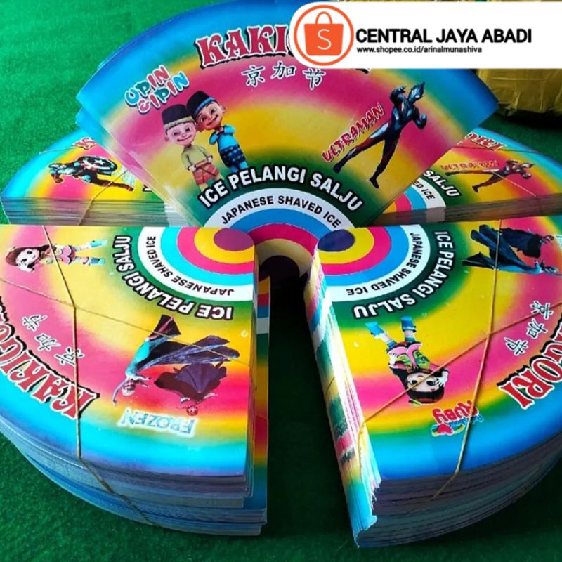 

150 LEMBAR KERTAS ES SALJU IVORI PUTIH | ES PELANGI | ES KAKIGORI | ES SERUT |CENTRAL JAYA ABADI