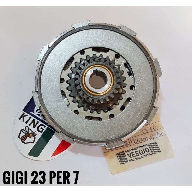 kopling set vespa spartan strada gigi 23 per 7 VESGIO