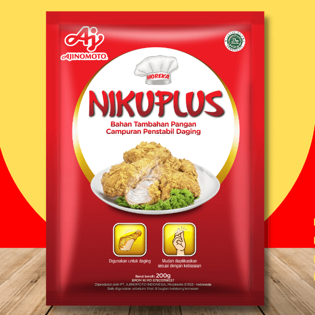 

Nikuplus Ajinomoto Penstabil Daging Pengempuk 200Gr