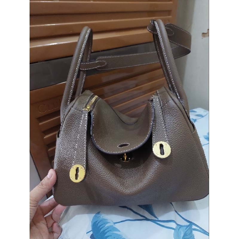 Tas Wanita Herme** LINDY 26 cm kualitas MIROR Ziper Riri M4