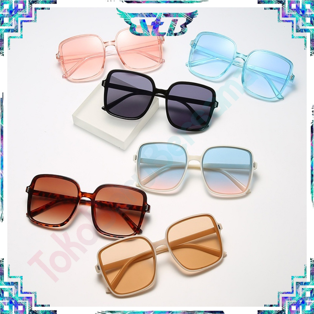 TBB Kacamata Terbaru Wanita Kotak Style Kacamata Fashion Murah/Kacamata Sunglasses Import Wanita Kac