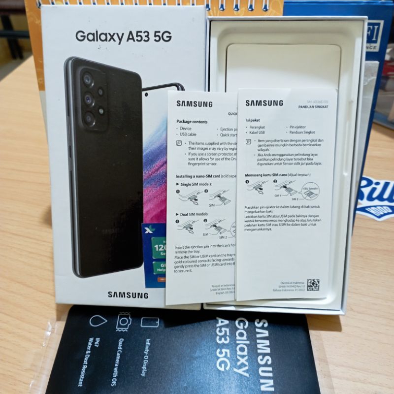 Dus Box Samsung Galaxy A53 5G Awesome Black SEIN Original
