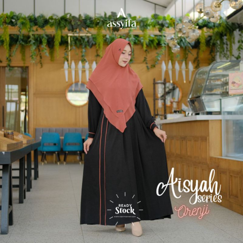 AISYAH DRESS BY ASSYIFA, GAMIS DEWASA, GAMIS BUSUI, LONG DRESS, GAMIS SET KHIMAR, DISKON UP TO 20%