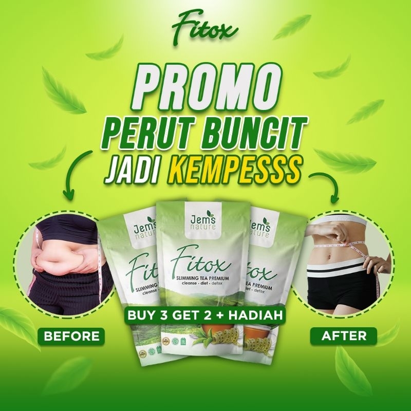 Fitox Slimming Tea Promo BUY 3 GET 2 FREE