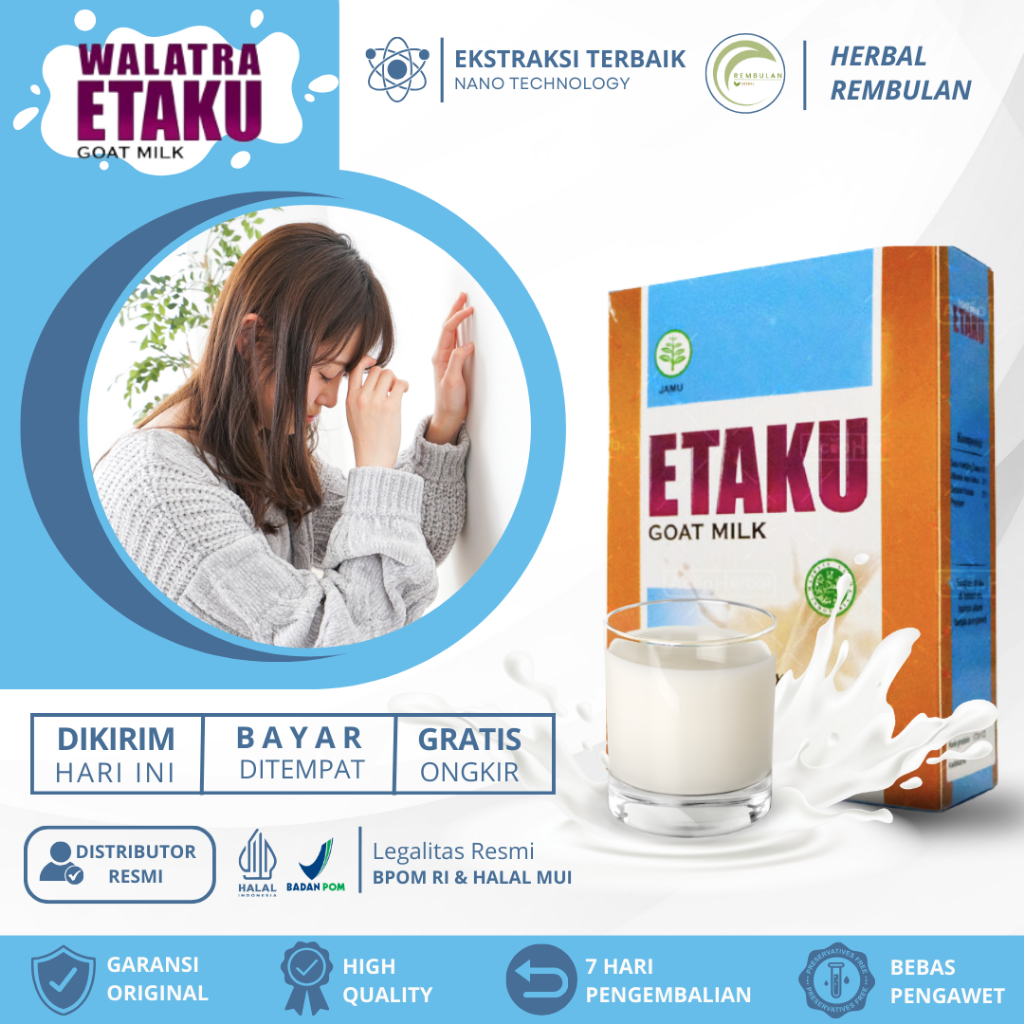 

Susu Kambing Penambah Darah, Obat Anemia, Obat Darah Rendah, Obat Pusing Darah Rendah, Obat Tubuh Lemas Kurang Darah, Obat Hb Rendah, Susu Penambah HB Rendah, Obat Penambah Tensi Darah, Susu Peningkat Trombosit Rendah Kurang Darah Dengan ETAKU GOATMILK