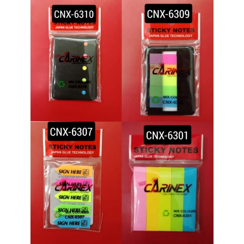 

Sticky Notes CARINEX CNX-6301/ CNX-6307 / CNX-6309 / CNX-6310 MIX Colours