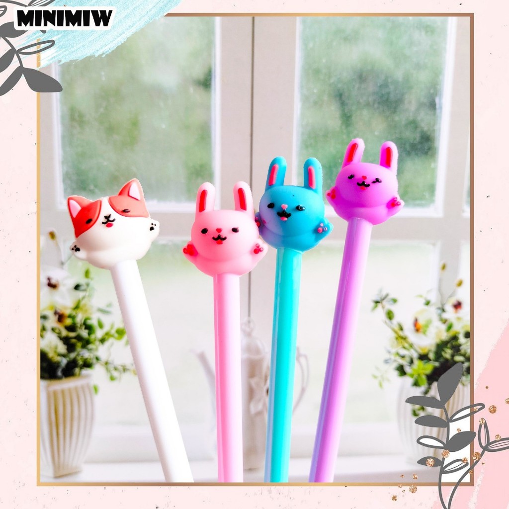 

PULPEN ANJING KUCING KELINCI PGK-1076 PEN ZOO ANIMAL DOG CAT RABBIT TINTA GEL BOLPOIN SOUVENIR ANAK SUVENIR KADO PORTABLE MURAH TERMURAH COD