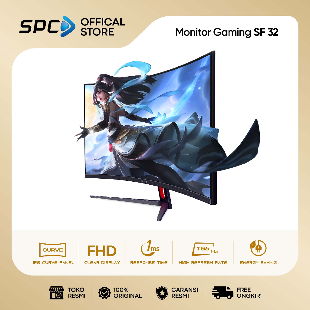 SPC LED MONITOR SF 32 CURVE - 32 inch | IPS | 165Hz