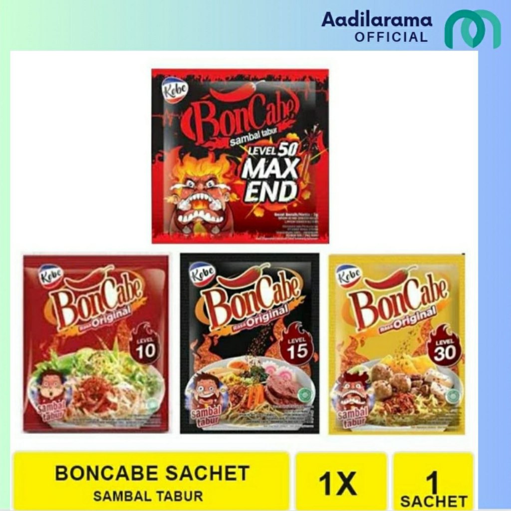 Boncabe Sachet/ Boncabe Sachet Sambal Tabur/ Sambal Tabur Sachet - LV 15