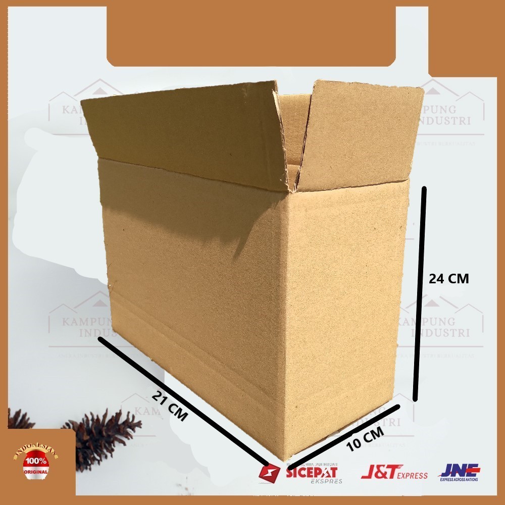 

KARDUS PACKING TEBAL SINGGLE WALL UKURAN 21X10X24