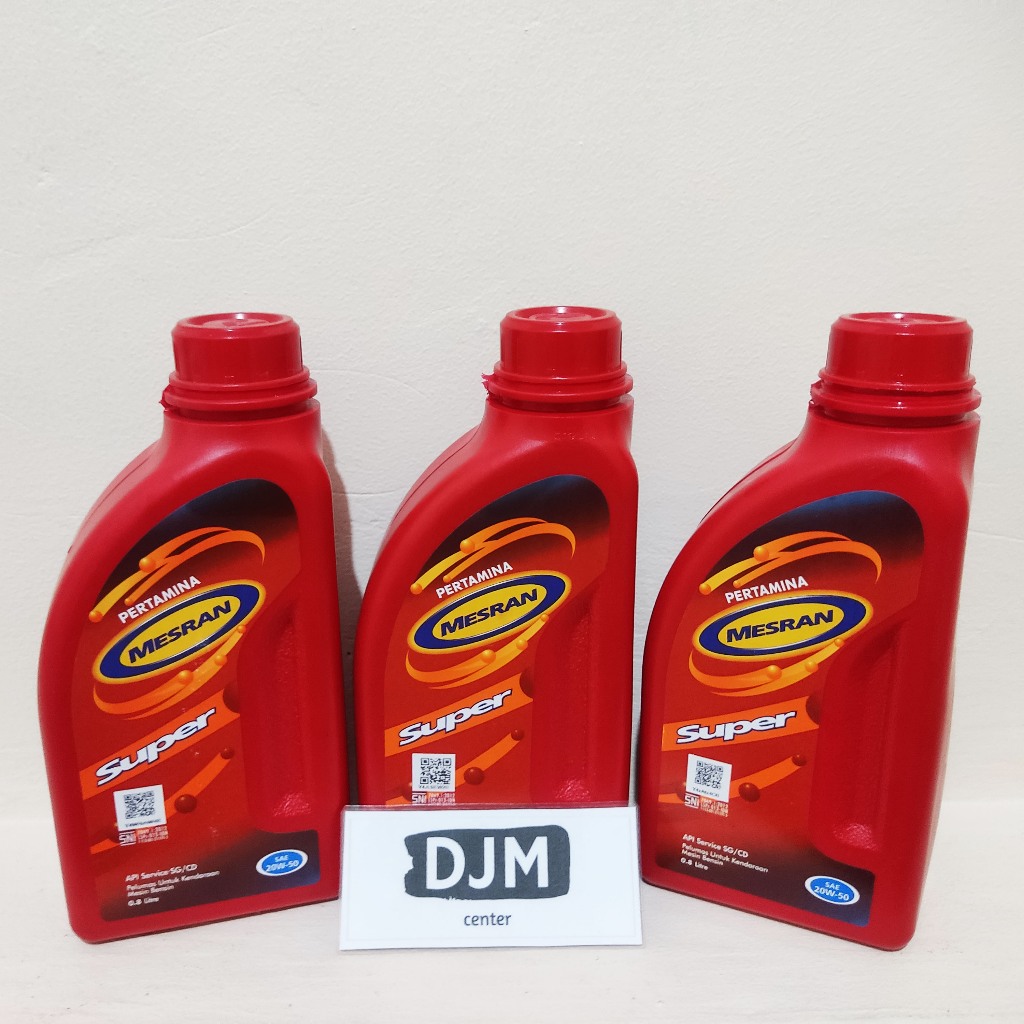 Paket Hemat Isi 3 Oli Mesran Super 800ml Oli Motor Bebek JunDW
