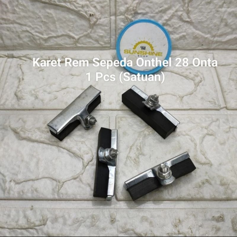 Karet Rem Brake Shoe Sepeda Onthel 28 Ontel Onta Jadul Vintage (1 pcs)