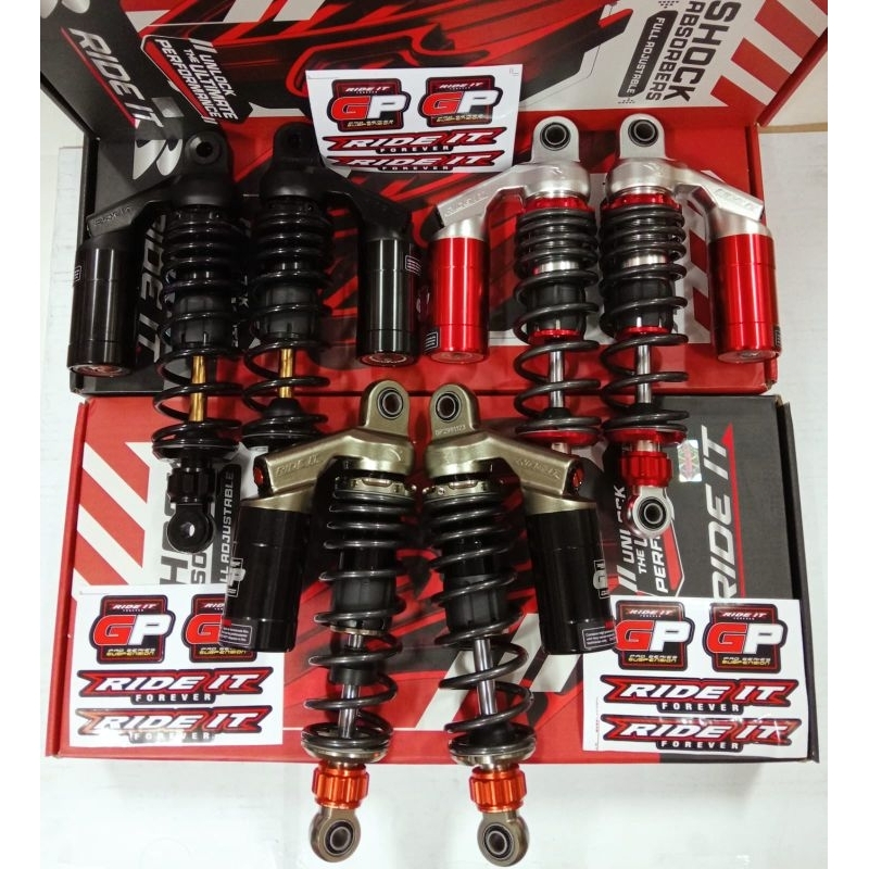 SHOCK SHOK SOK BELAKANG RIDE IT GP 299/GP299 TABUNG PRO SERIES KLIK REBOUND 280MM 320MM 340MM VEGA J