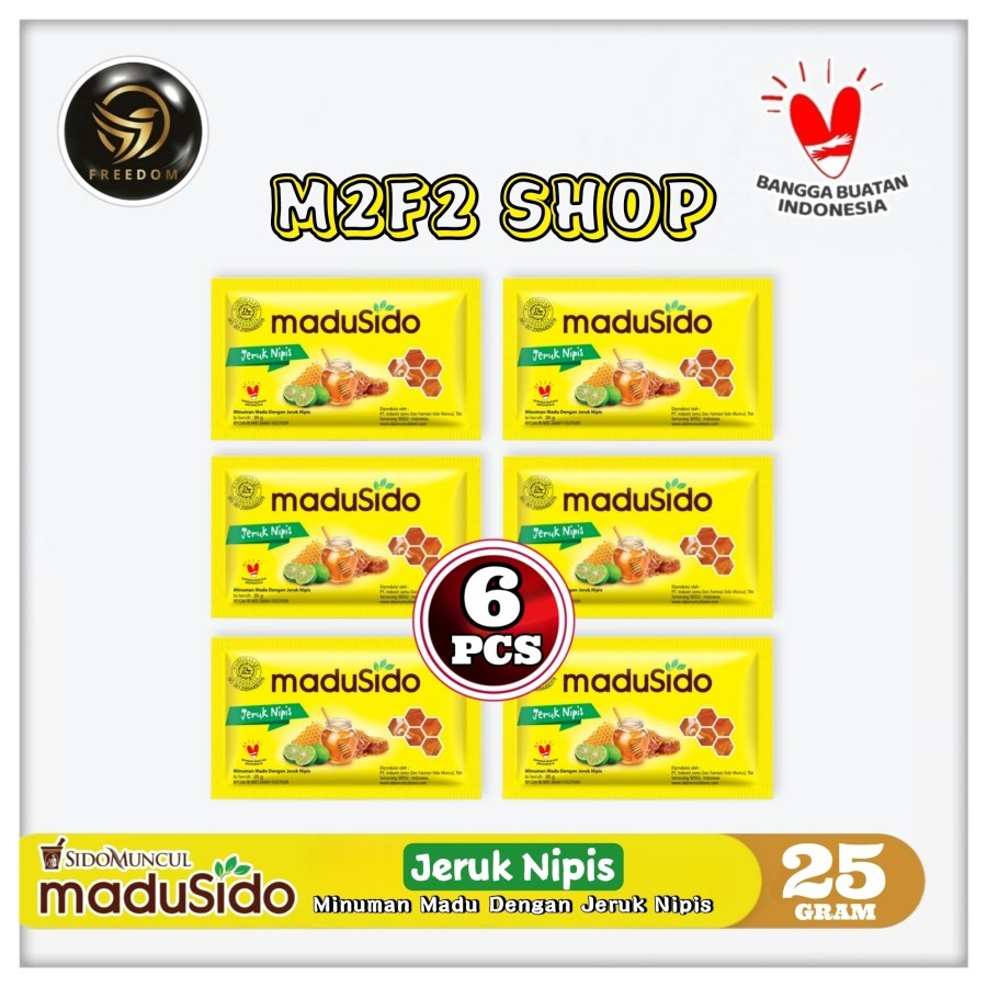 

Sido Muncul Cair Madu Sido Rasa Jeruk Nipis Sachet - 25 gr (Kemasan 6 Pcs)