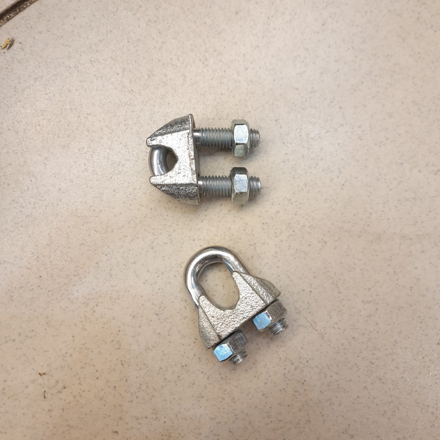 KLEM CLIP CLAMP KAWAT SELING SLING WIRE ROPE 22 MM