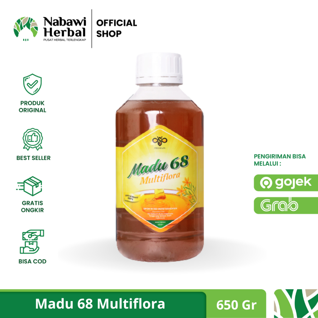 

Madu Multiflora 650Gr - Meningkatkan Daya Tahan Tubuh - 650 Gram