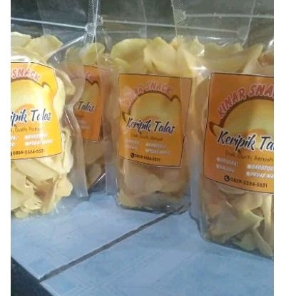 

KERIPIK TALAS | Enak,gurih,renyah | Kemasan 150gram/pack.