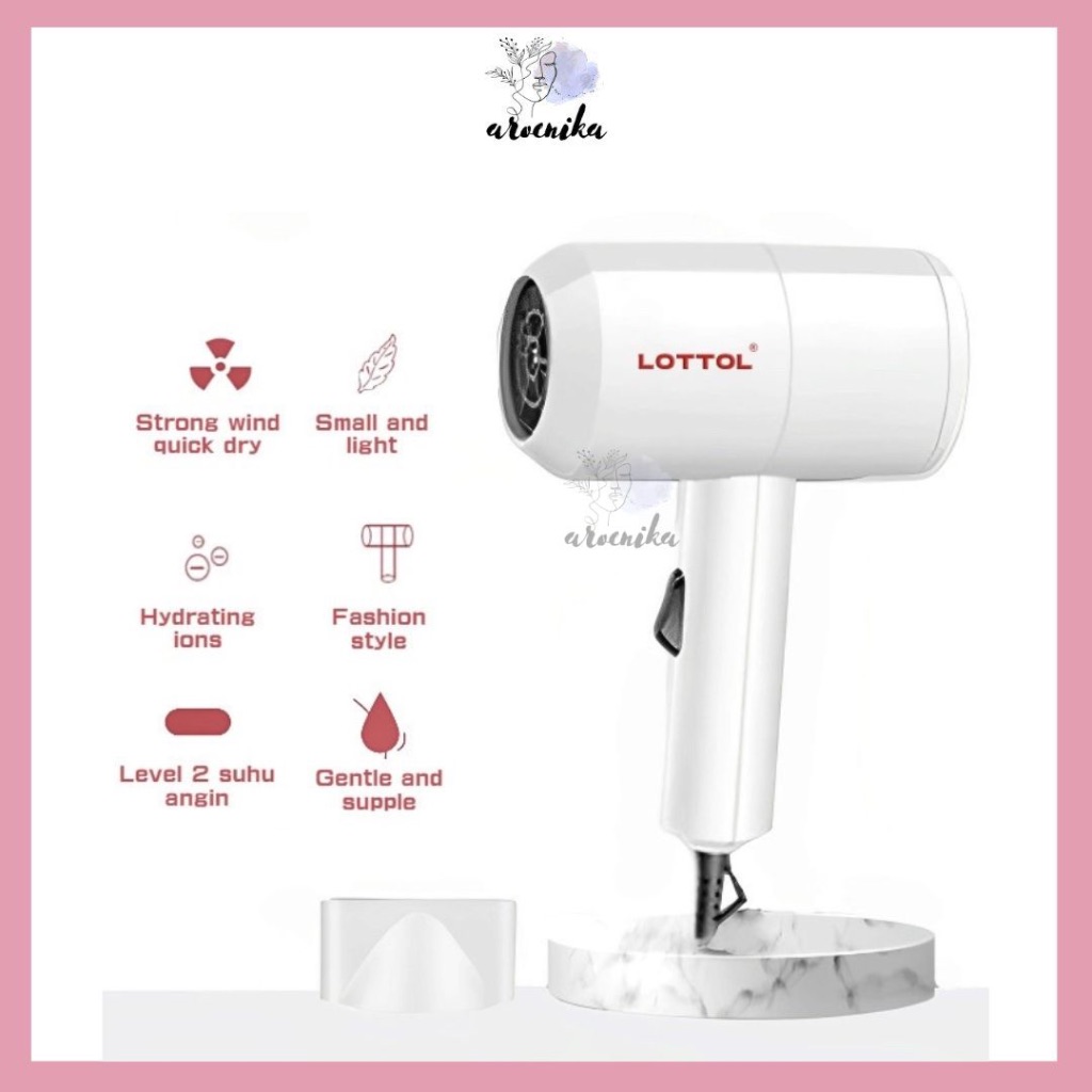[AROENIKA] Hair Dryer Lottol 400W