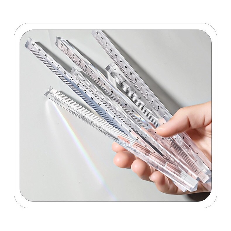 

Transparent Triangle Ruler / Penggaris Segitiga Transparan 15cm & 20 cm