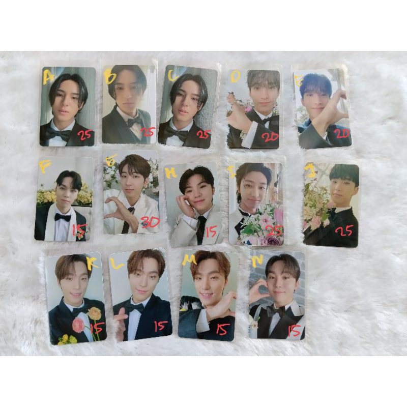Seventeen Nikahan Photocard fml carver carat ver mingyu wonwoo dk vernon woozi the8 minghao hoshi di
