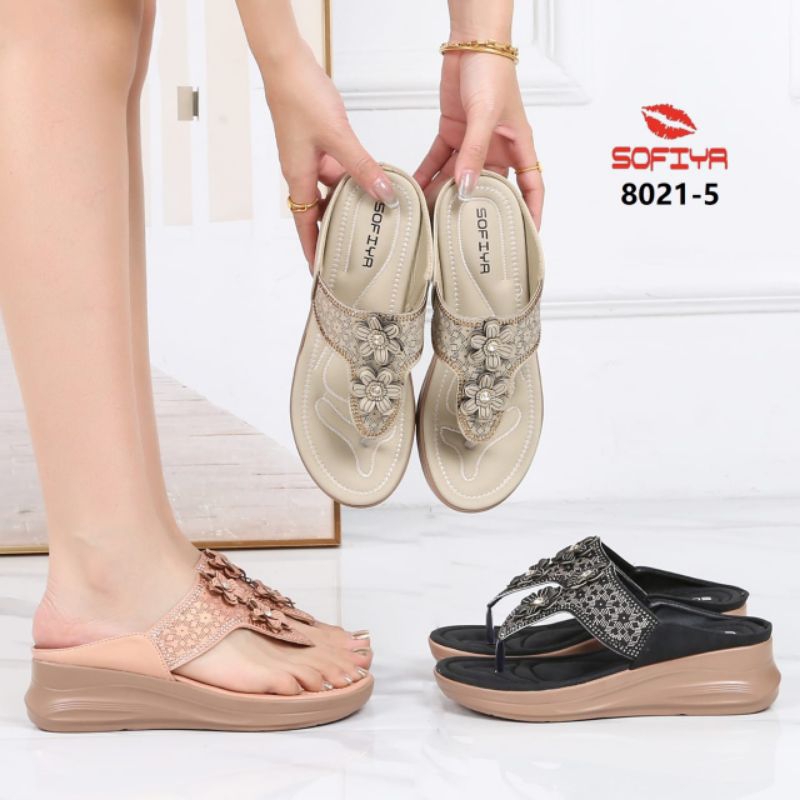 Sandal Wedges Import Sofiya ORI #8021-5