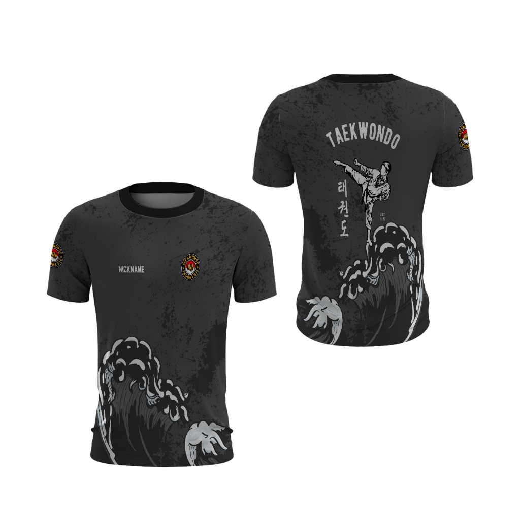 [riashop] Kaos TAEKWONDO | Kaos TAEKWONDO Lengan Pendek | Kaos TAEKWONDO Printing