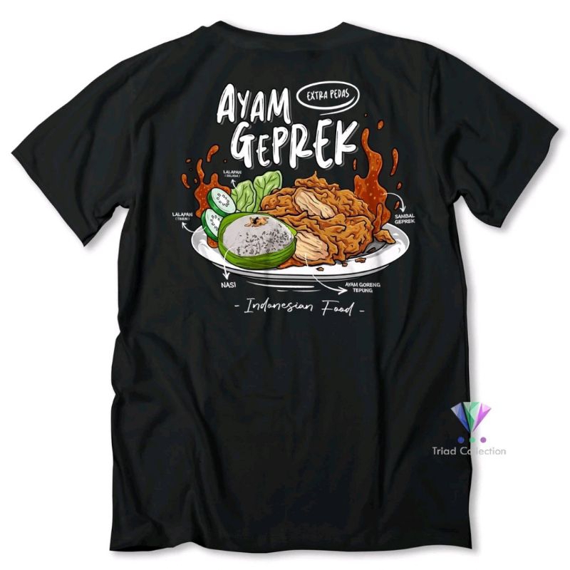 KAOS AYAM GEPREK EXTRA PEDAS