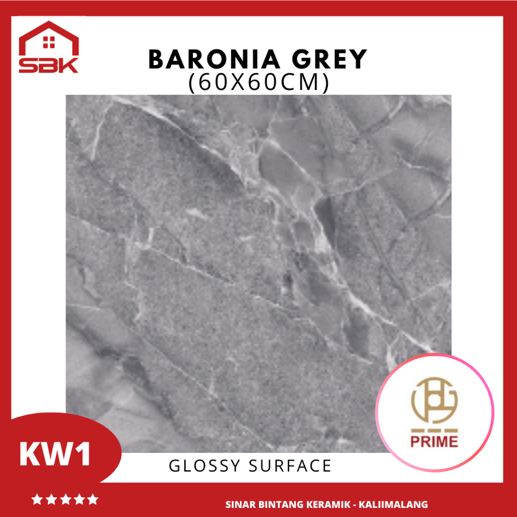 Granit Ruangan 60x60 Baronia Grey
