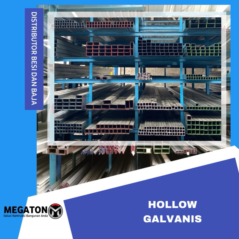 Hollow Galvanis 50 X 100