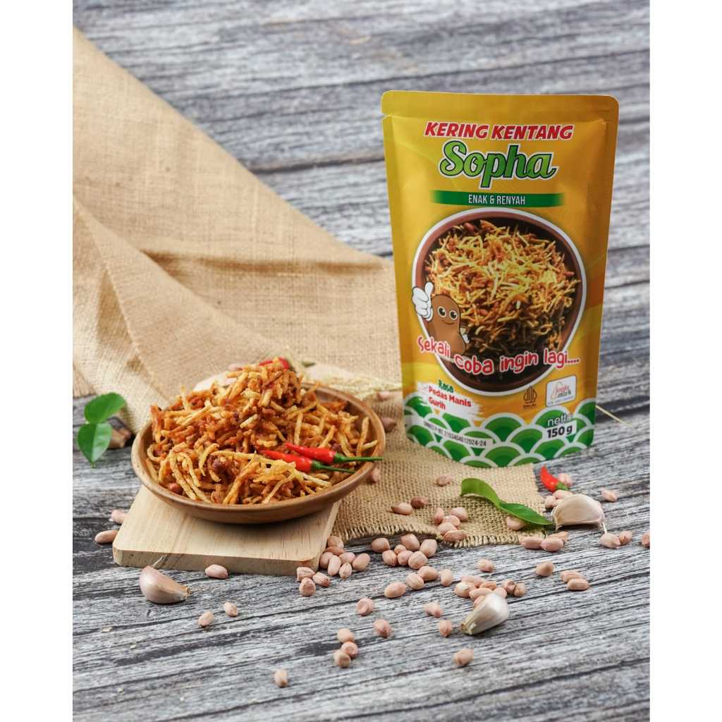 

Kering Kentang Pedas manis Sopha berat 150gram/ oleholehjogja /merstore